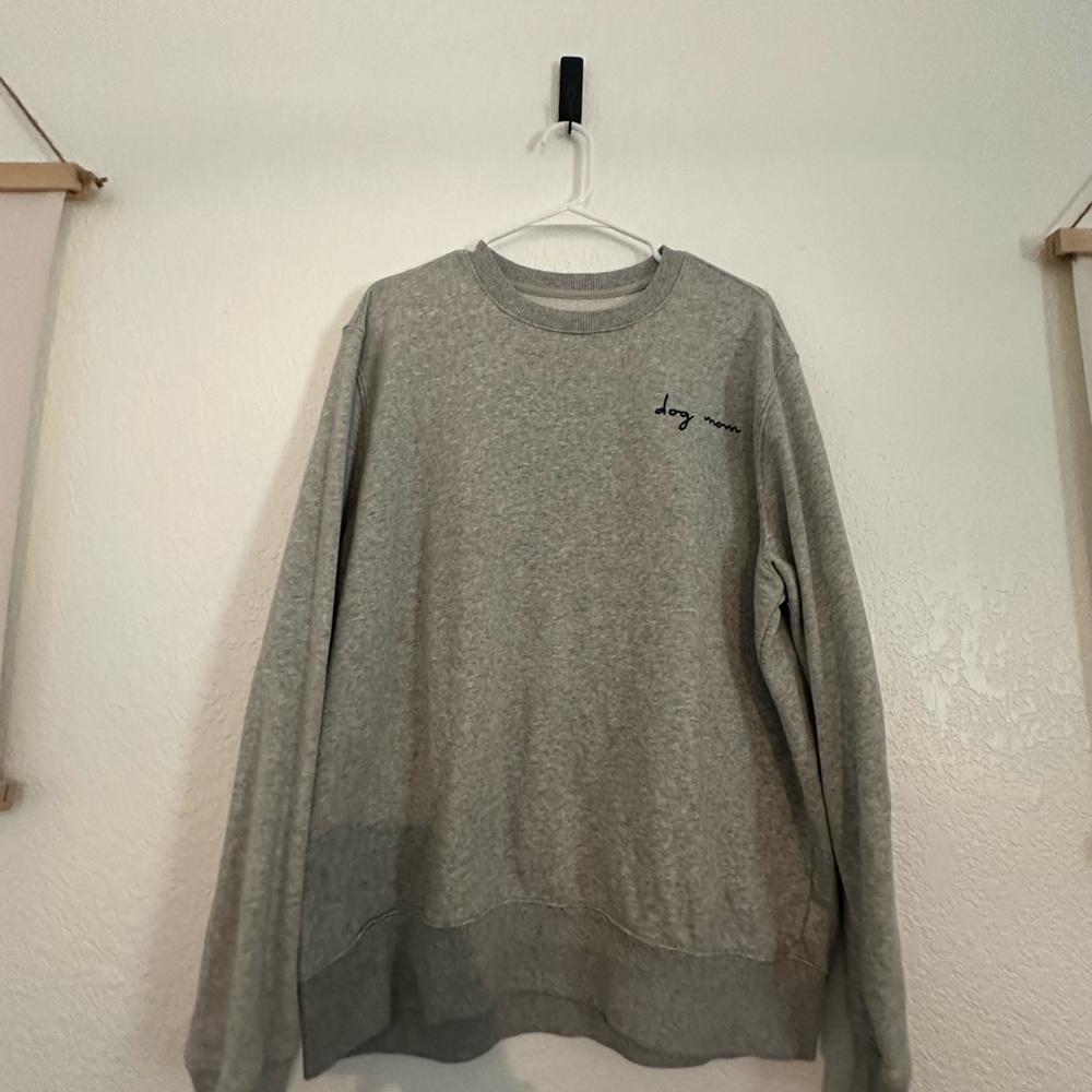 Goodfellow & Co Gray Crewneck Sweater Minimalist Design
